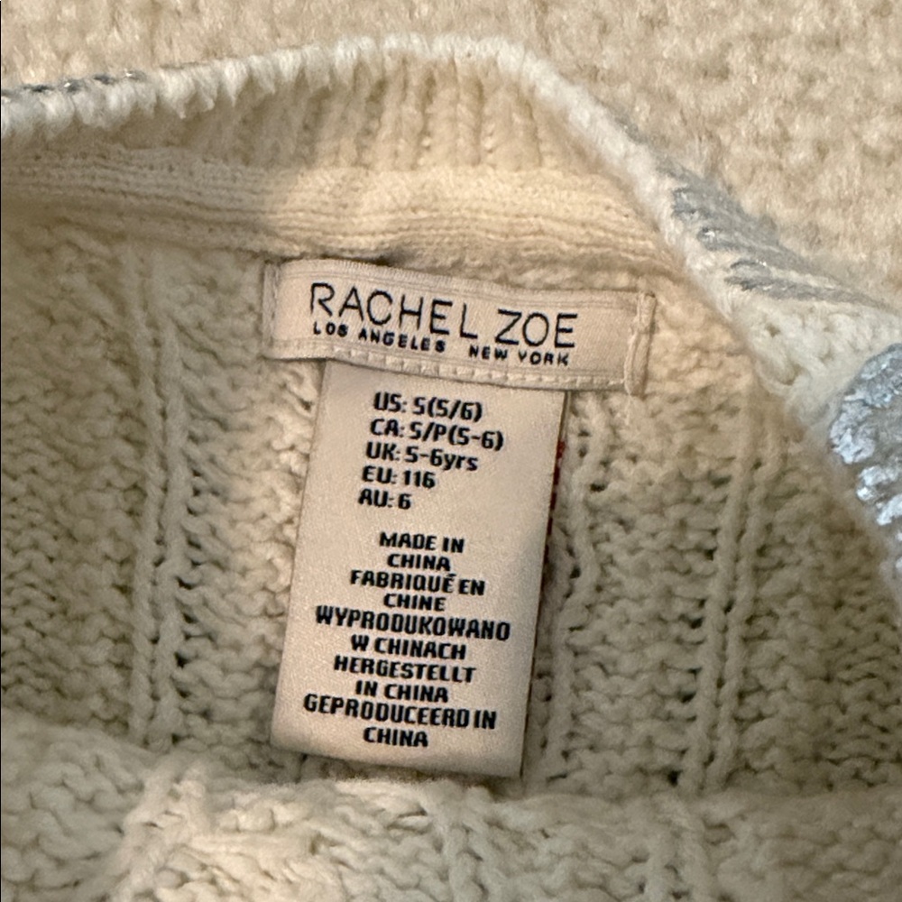 Rachel Zoe Metallic Knit Sweater - Picture 3 of 3